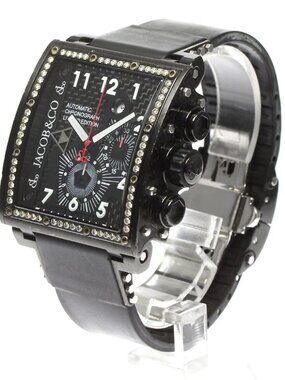 JACOB&CO epic JC-V2Q9 Diamond Bezel black Dial Automatic Men's Watch_802097